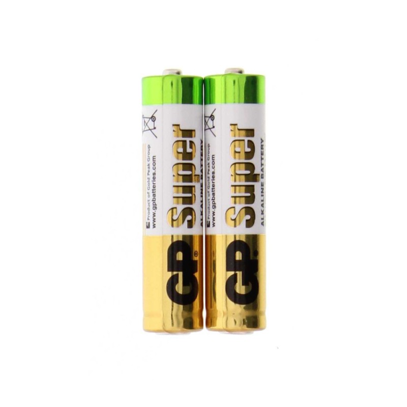 Set Baterii Alcaline AAA R3, GP Super, Infoliate, 2 Bucati