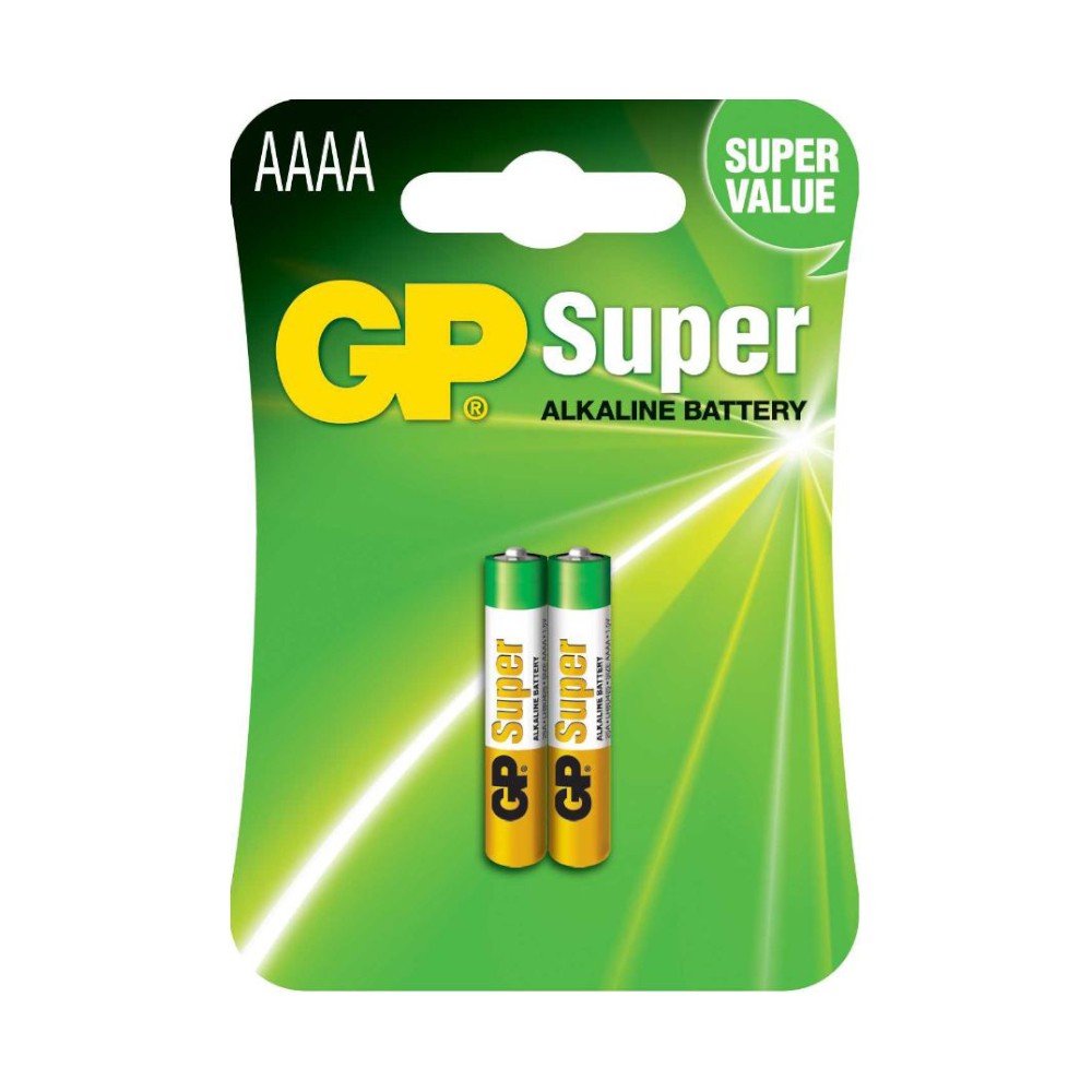 Set Baterii Alcaline GP AAAA LR8, 2 Bucati
