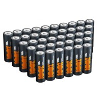 Set Baterii Alcaline AA R6 Peak Power, 40 Bucati