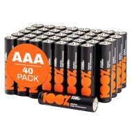Set Baterii Alcaline, R3 / AAA, Peak Power, 40 Bucati