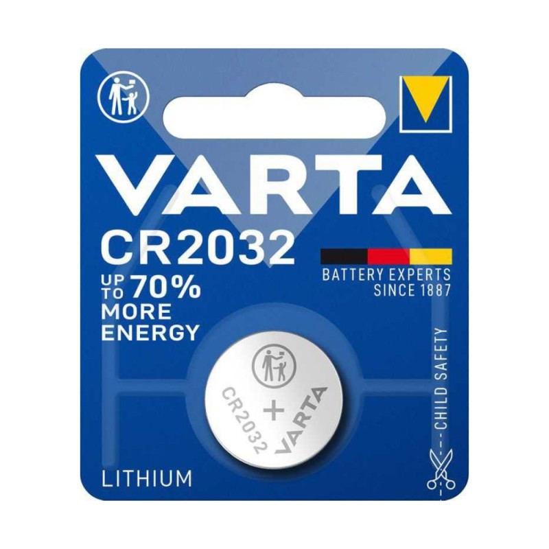 Baterie Tip Buton Litiu CR2032 Varta, 3 V, 230 mAh