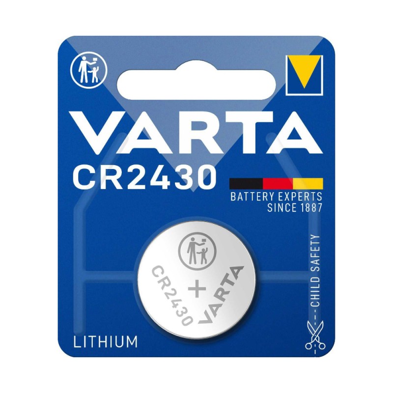 Baterie Tip Buton Litiu CR2430 Varta, 3 V, 280 mAh