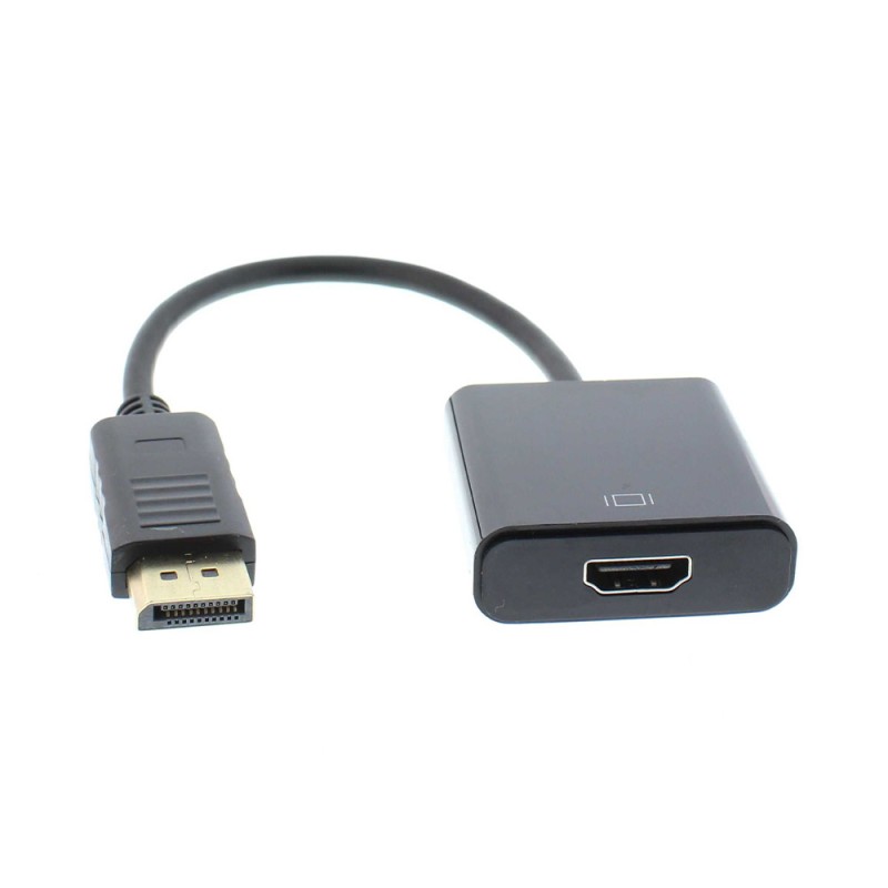 Adaptor HDMI Mama - Displayport Tata, 15cm, Negru, Well