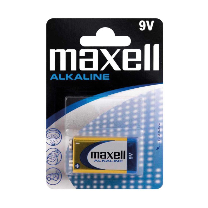 Baterie Alcalina Maxell, 9 V