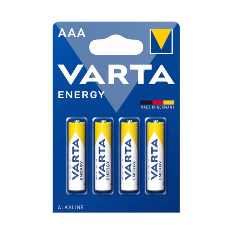 Set Baterii Alcaline AAA R3 Varta Energy, 4 Bucati