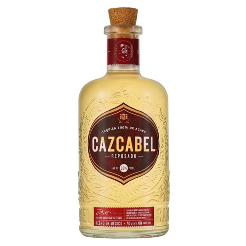 Tequila Cazcabel Reposado, 100% Agave, 38% Alcool, 0.7 l