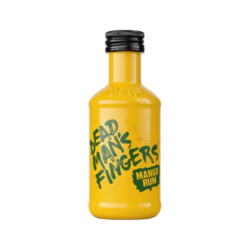 Rom Dead Man's Fingers cu Mango, Mango Rum 37.5% Alcool, Miniatura, 0.05 l