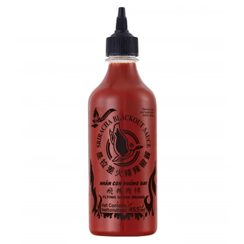 Sos Sriracha Blackout Flying Goose, 455 ml