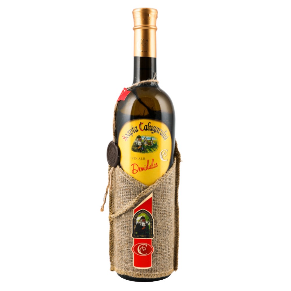 Vin de Masa Crama Ceptura Soapta Calugarului, Alb Demidulce 0.75 l