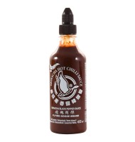 Sos Sriracha Black Pepper Flying Goose, Piper Negru, 455 ml
