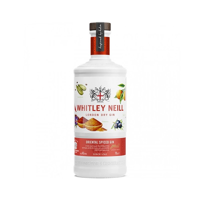 Gin Oriental Spiced Whitley Neill 43% Alcool, 0.7 l