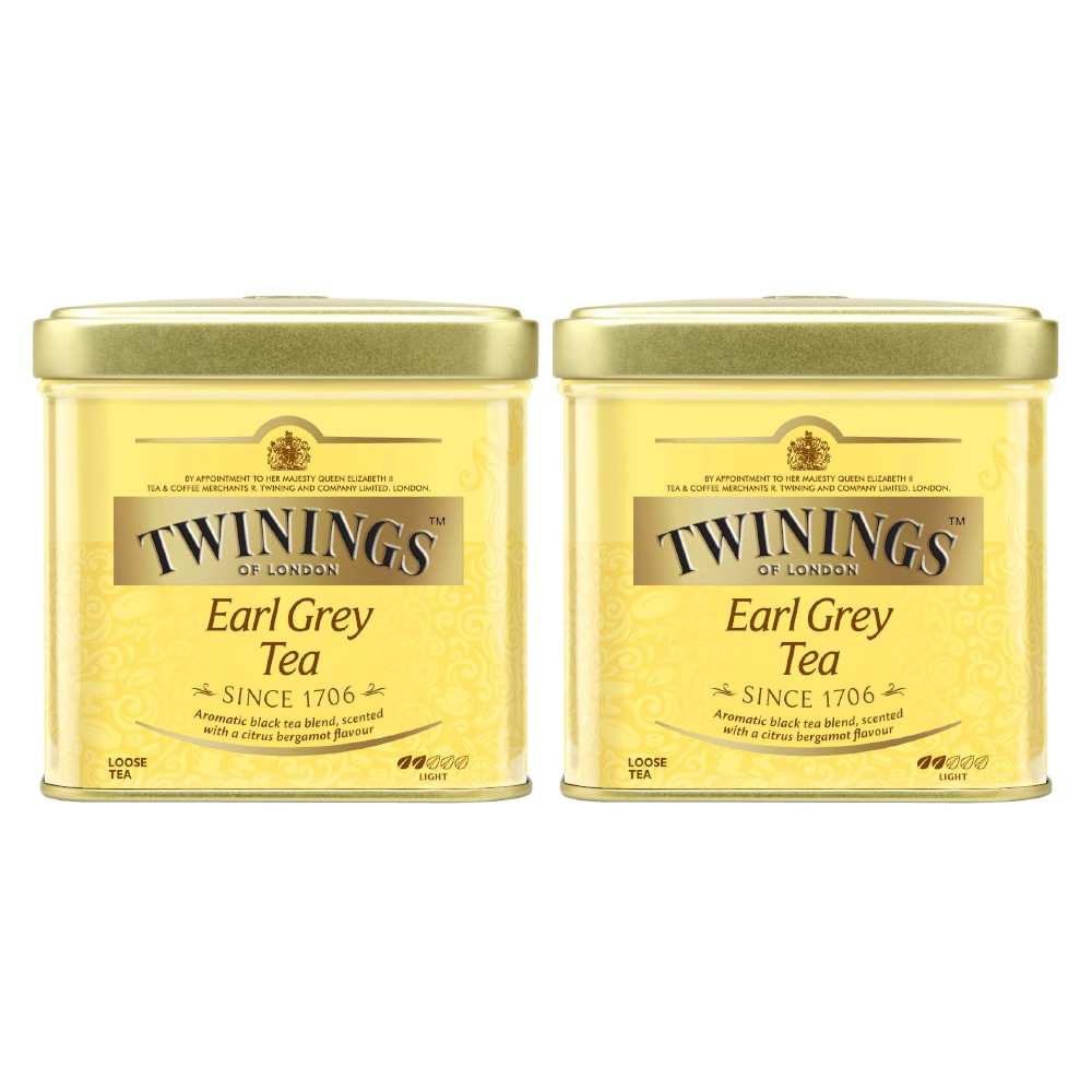 Set 2 x Cutii Ceai Twinings Negru Earl Grey, 100 g
