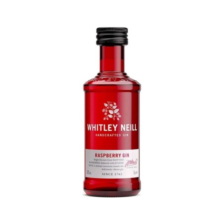 Gin Whitley Neill, Zmeura, Raspberry Gin, 43% Alcool, Miniatura, 0.05 l...