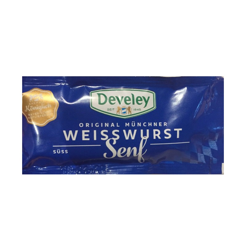 Mustar Bavarez Dulce Weiswurth, Develey, Sos Plic 15 ml