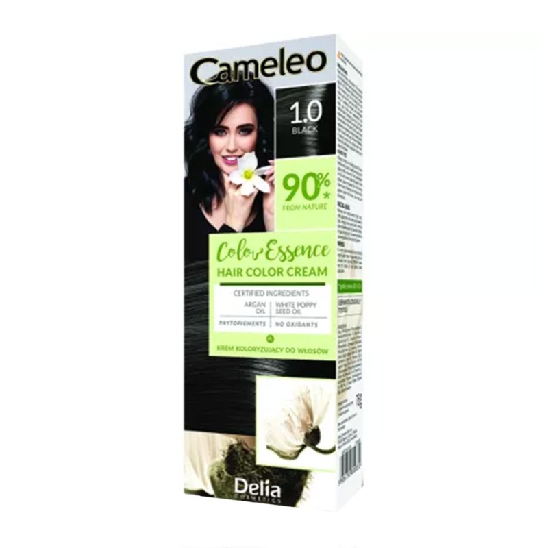 Vopsea de Par Cameleo Color Essence 1.0 Black, 75 g