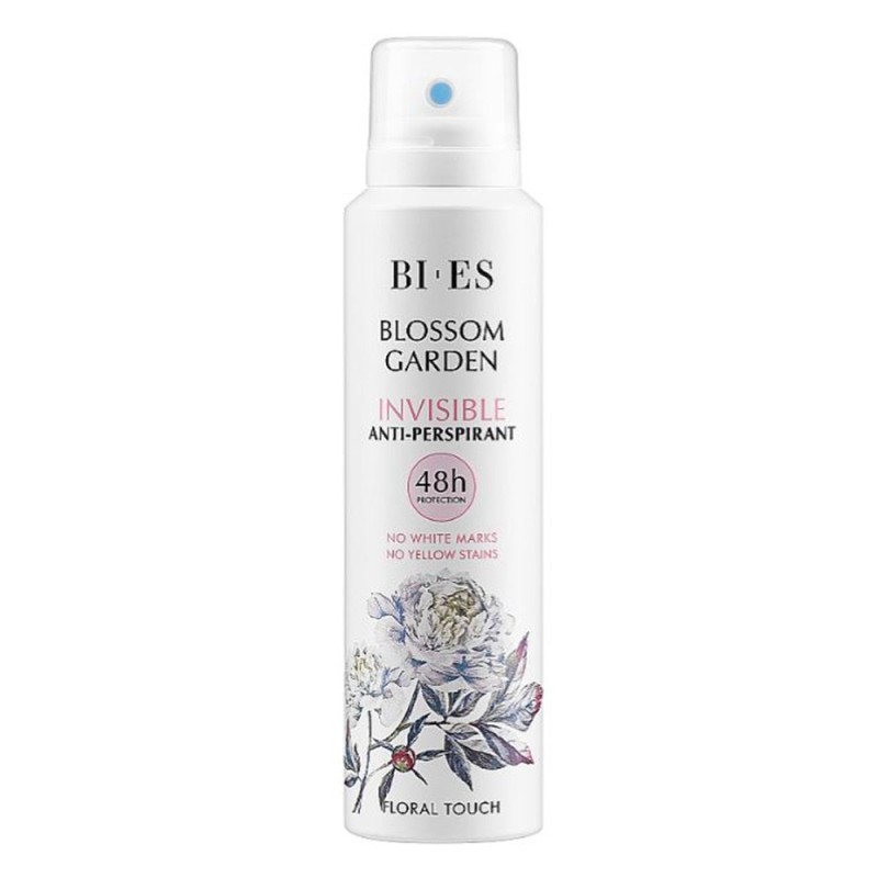 Deodorant Antiperspirant Spray pentru Femei Bi-es Blossom Garden Invisible, 150 ml