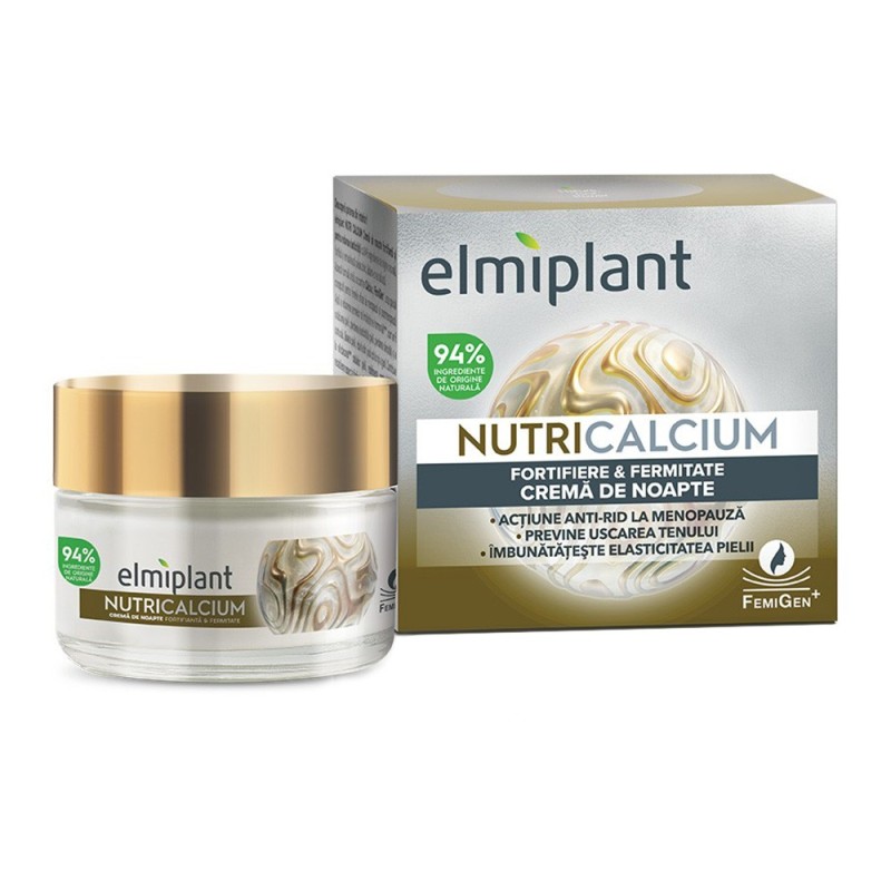 Crema de Noapte Elmiplant Nutricalcium Fortifiere si Fermitate, 50 ml