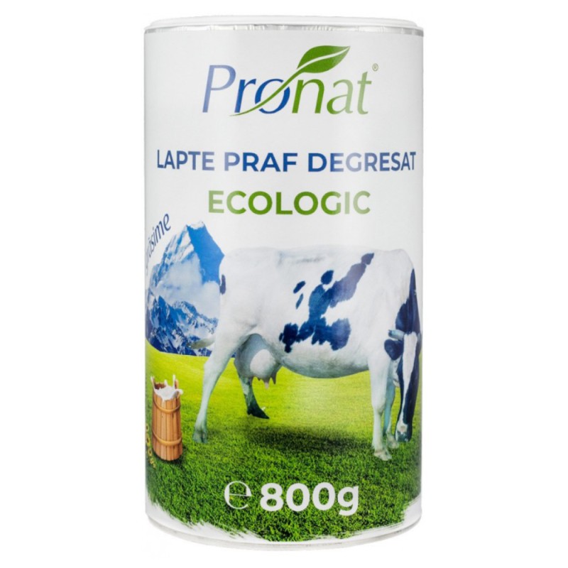 Lapte Praf Bio Degresat, 1% Grasime, 800 g