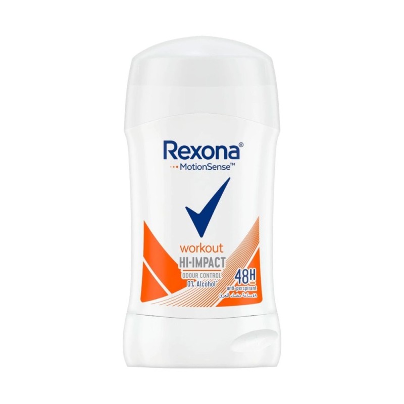 Deodorant Antiperspirant Stick Rexona Workout, pentru Femei, 40 ml