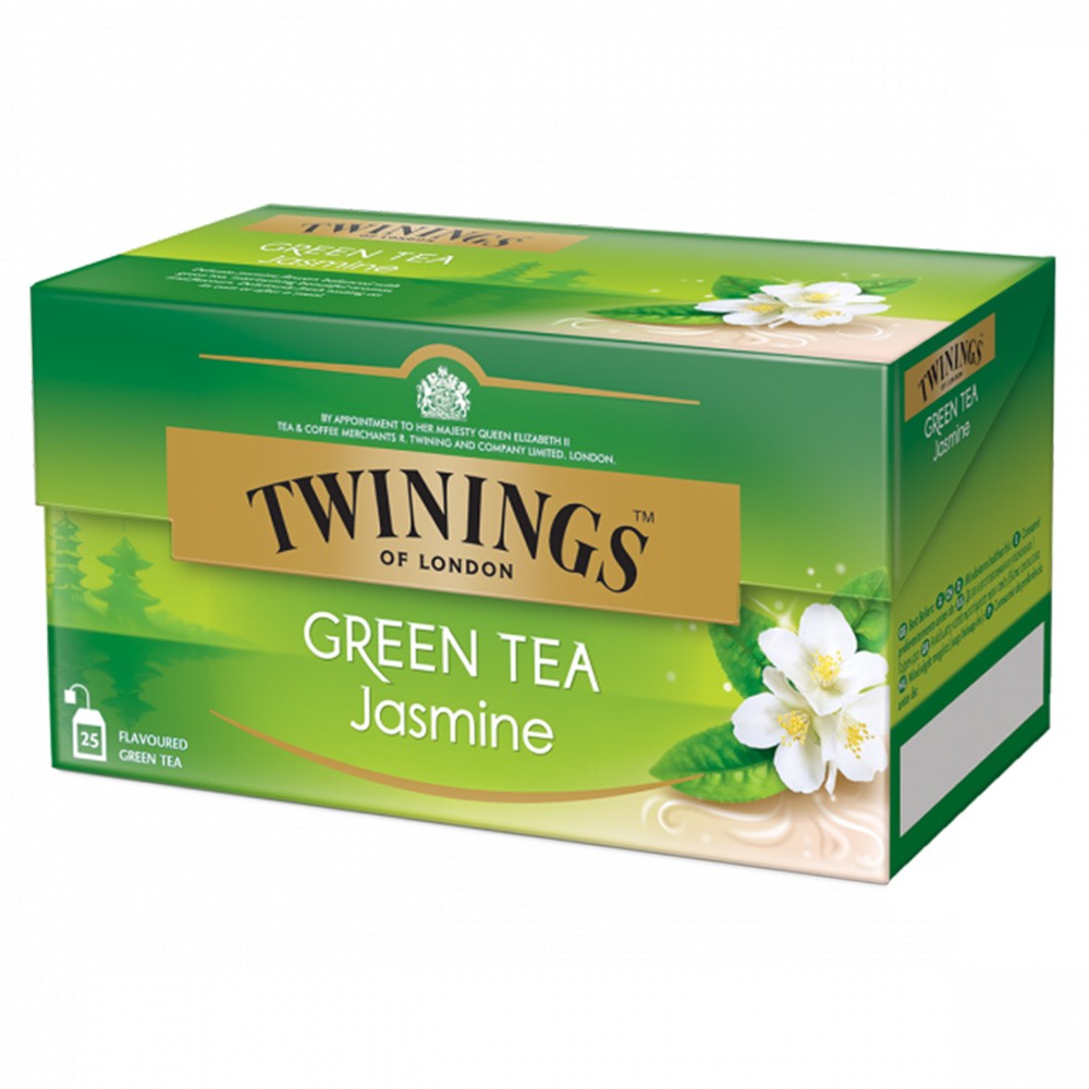 Ceai Twinings Verde cu Aroma Iasomie, 25 x 1.8 g