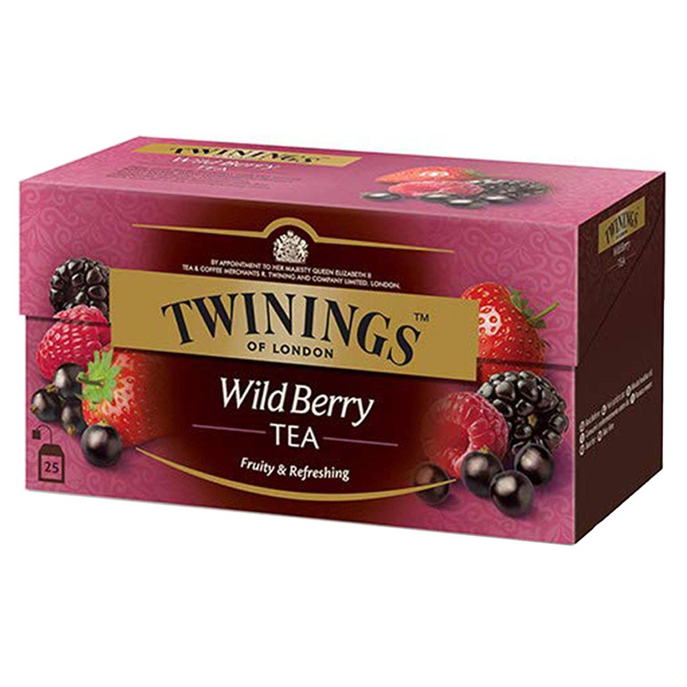 Ceai Twinings Negru cu Aroma Fructe de Padure, 25 x 2 g