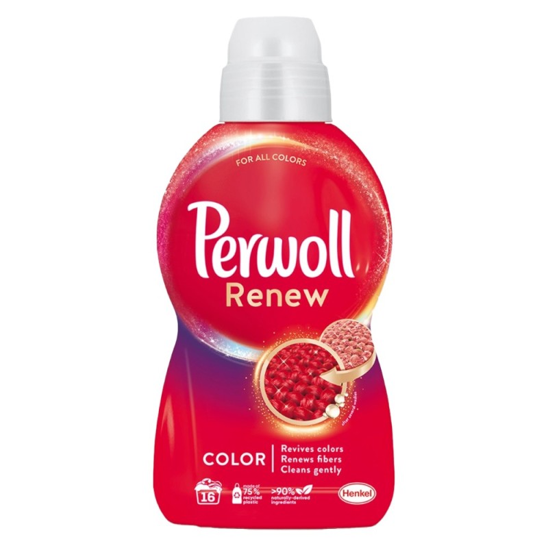 Detergent Lichid pentru Rufe Perwoll Renew Color, 16 spalari, 960 ml