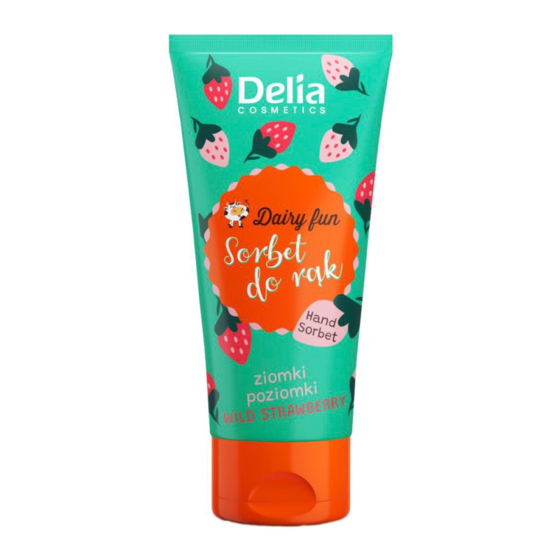 Crema de Maini Sorbet de Fragi, Delia Cosmetic Dairy Fun, 50 ml