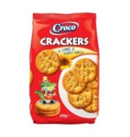 Biscuiti cu Seminte de Floarea Soarelui Croco Crackers, 150 g