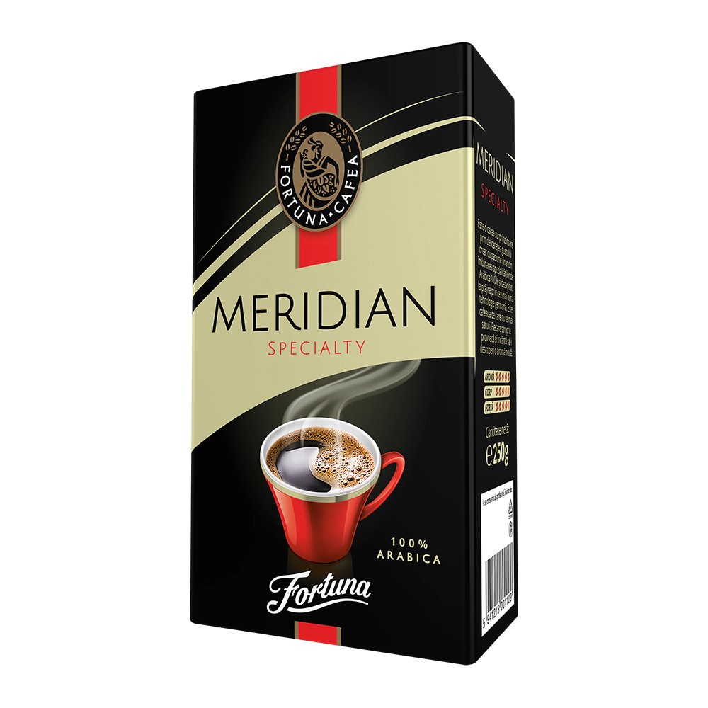 Cafea Macinata Fortuna Meridian Speciality, 250 g