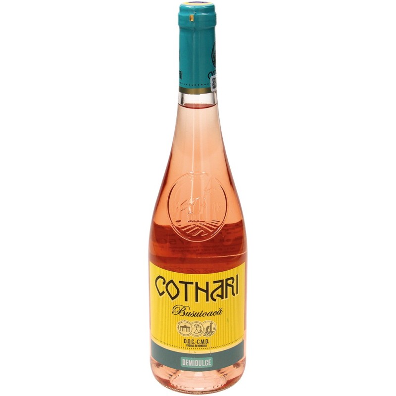 Vin Cotnari Inedit, Busuioaca de Bohotin, Rose, Demidulce, 0.75 l
