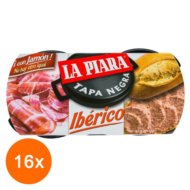 Set 32 x Pate de Porc Iberic La Piara, 73 g