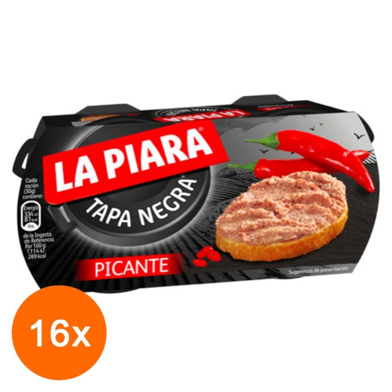 Set 32 x Pate Picant de Porc La Piara, 73 g