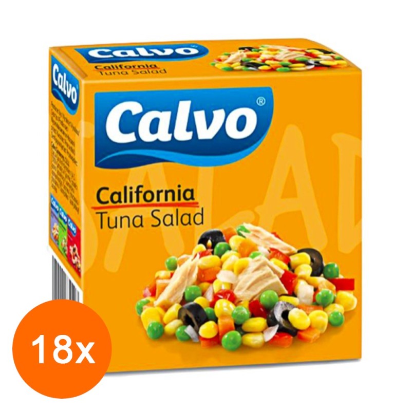 Set 18 x Salata California cu Ton Calvo, 150 g