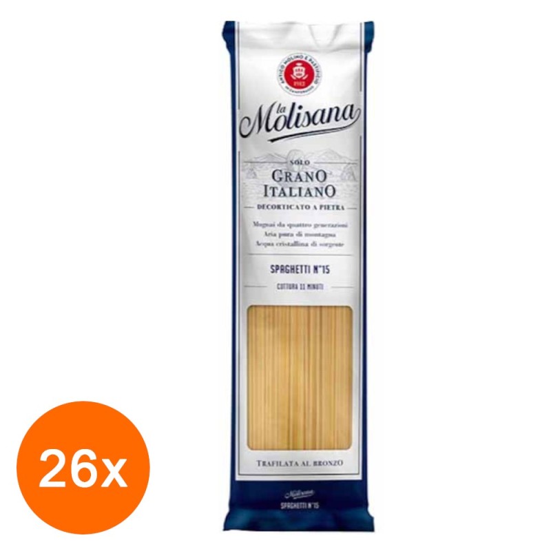 Set 26 x Paste Spaghetti No15 La Molisana, 500 g