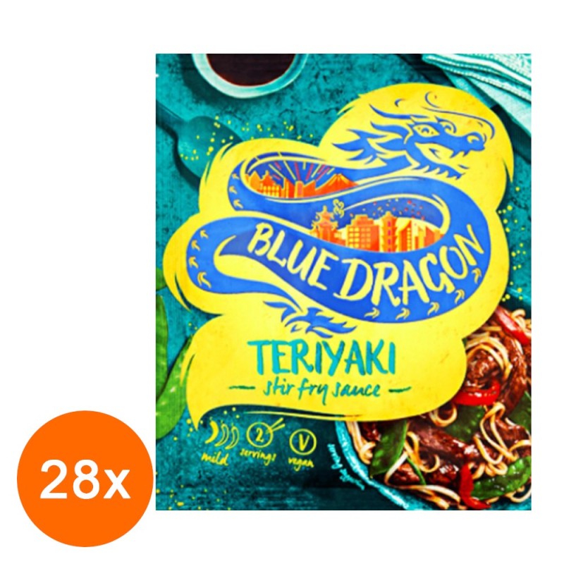 Set 28 x Sos Teriyaki la Plic - Stir Fry, Blue Dragon, 120 g