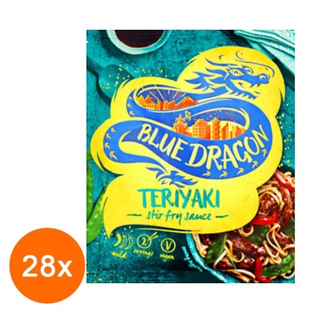 Set 28 x Sos Teriyaki la Plic - Stir Fry, Blue Dragon, 120 g...