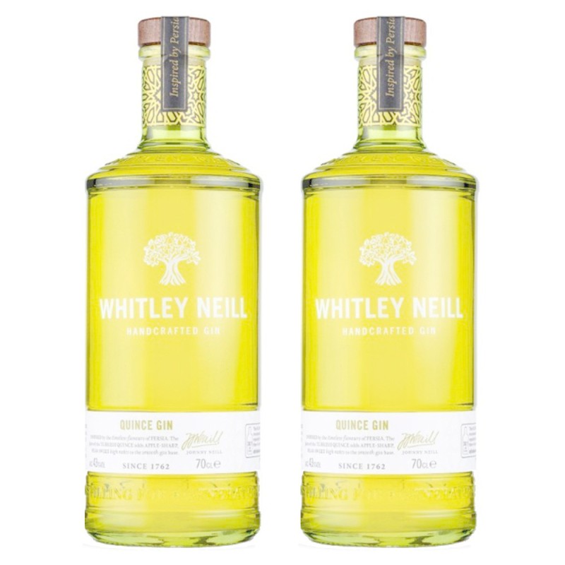 Set Gin Whitley Neill Quince 43% Alcool, 2 Sticle x 0.7 l