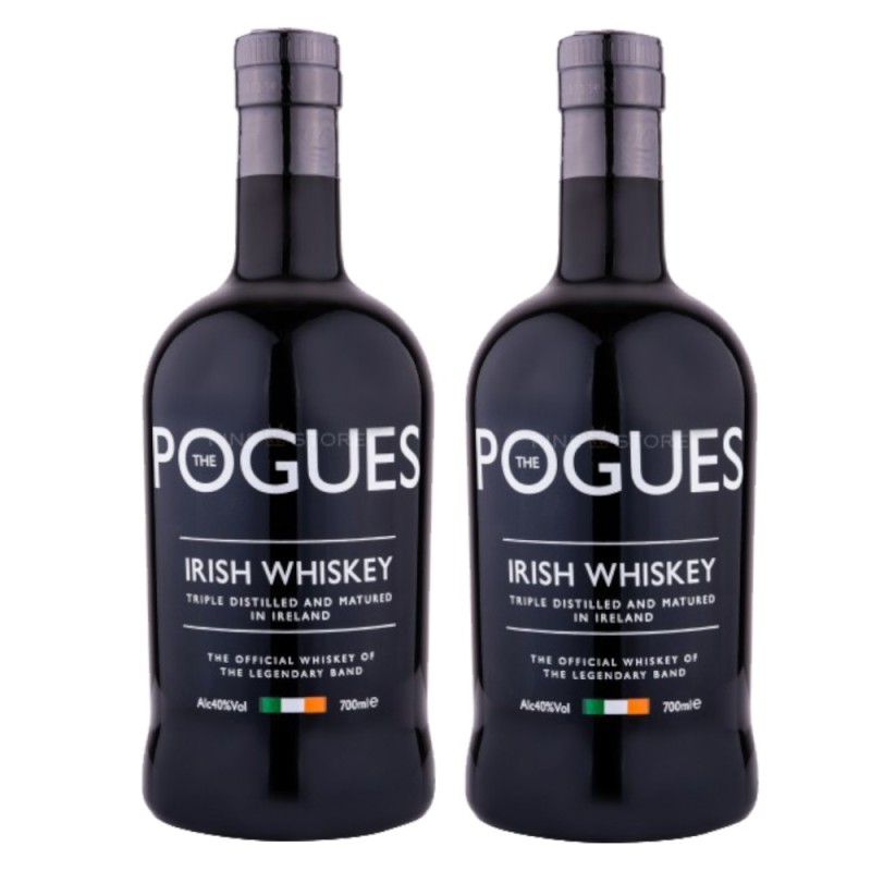 Set Irish Whisky Pogues 40% Alcool, 2 Sticle x 0.7l