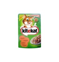 Hrana Umeda pentru Pisici cu Somon Kitekat, Plic 100 g
