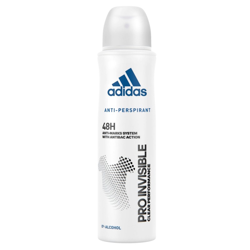 Deodorant Antiperspirant Spray Adidas Pro Invisible, pentru Femei, 150 ml
