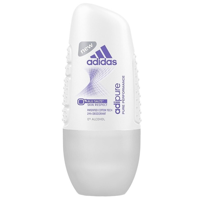 Deodorant Antiperspirant Roll-on Adidas Adipure, pentru Femei, 50 ml