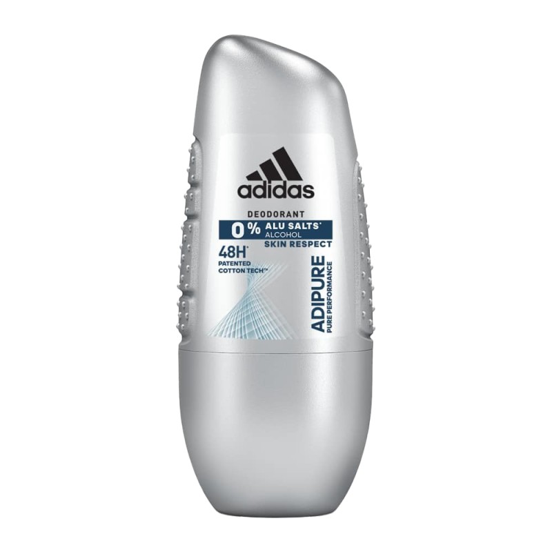 Deodorant Antiperspirant Roll-on Adidas Adipure, pentru Barbati, 50 ml