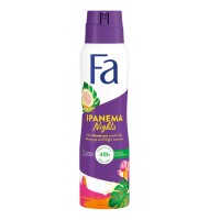 Deodorant Antiperspirant Spray Fa Ipanema Nights cu Parfum de Iasomie, Femei, 150 ml