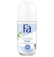 Deodorant Antiperspirant Roll-on Fa Invisible Fresh cu Parfum de Lacramioare, Femei, 50 ml