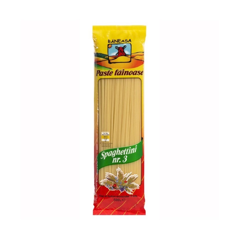 Paste Spaghetti Nr3 Baneasa, 500 g