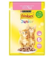 Hrana Umeda pentru Pisici Friskies Junior cu Pui in Sos, 85 g
