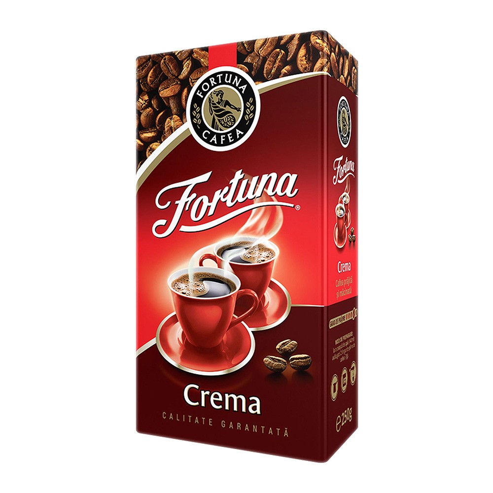 Cafea Macinata Fortuna Crema, 250 g