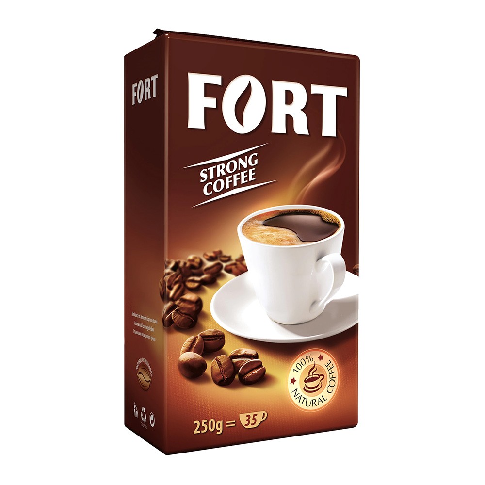 Cafea Macinata Fort Pachet Vidat, 250 g