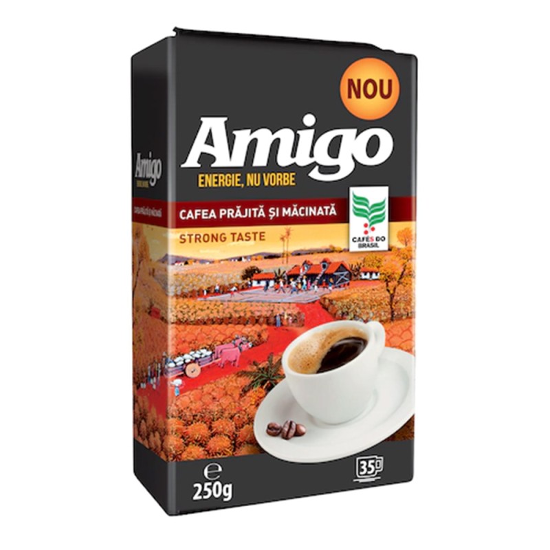 Cafea Prajita si Macinata Amigo R&G, 250 g