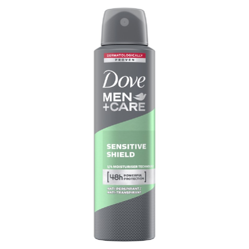 Deodorant Antiperspirant Spray Dove Men Care Sensitive Shield, pentru Barbati, 150 ml